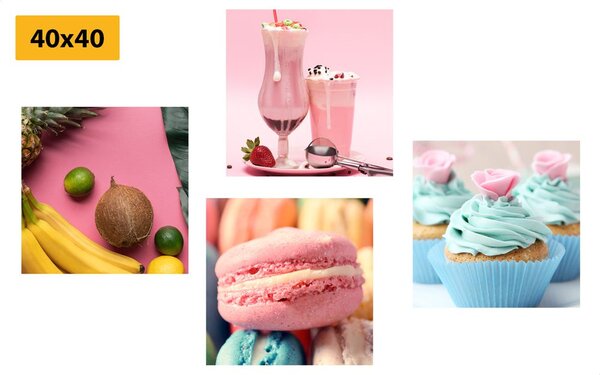 Set tablouri pentru iubitorii de dulce