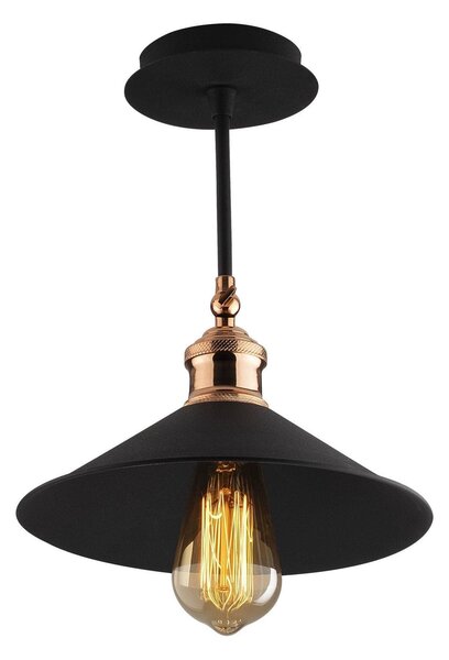 Lustra BERCESTE N-657, negru, metal, 24x31 cm