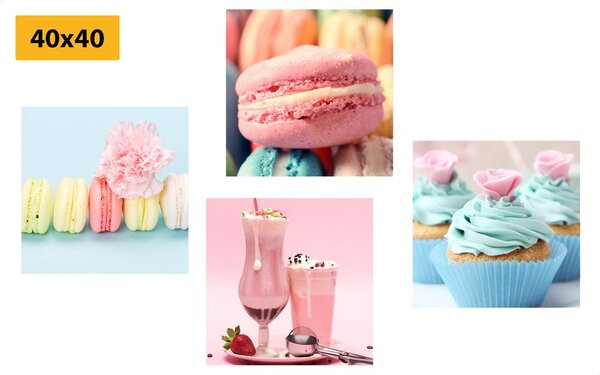 Set tablouri pentru iubitorii de delicatețe dulce