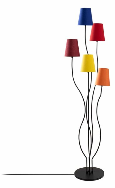 Lampadar BONIBON-13232, multicolor, metal/material textil, 14x160 cm
