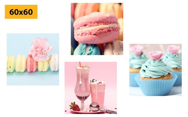 Set tablouri pentru iubitorii de delicatețe dulce