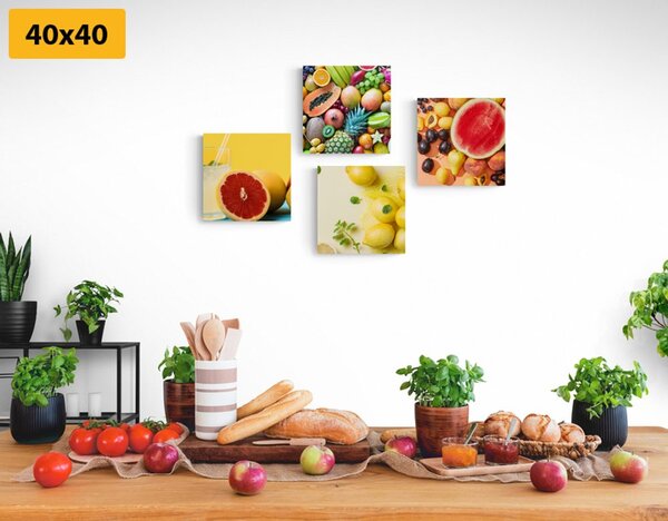 Set tablouri fructe variate