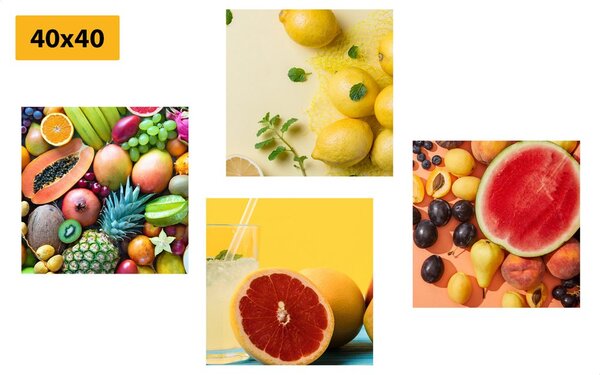 Set tablouri fructe variate