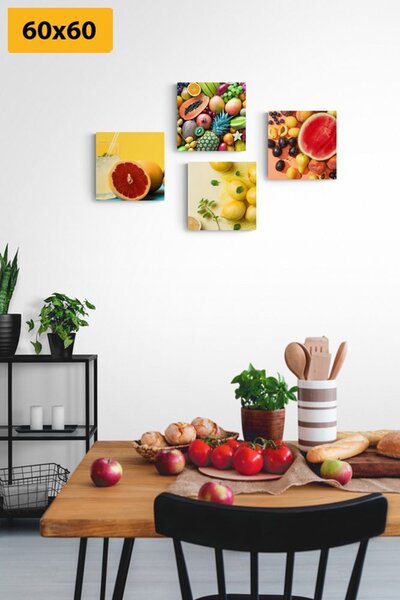 Set tablouri fructe variate