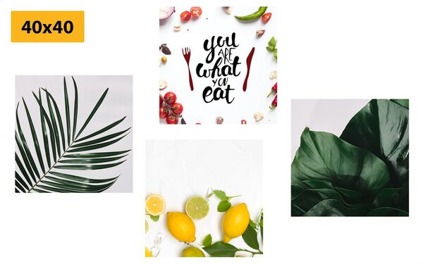 Set tablouri pentru bucătărie în design unicat