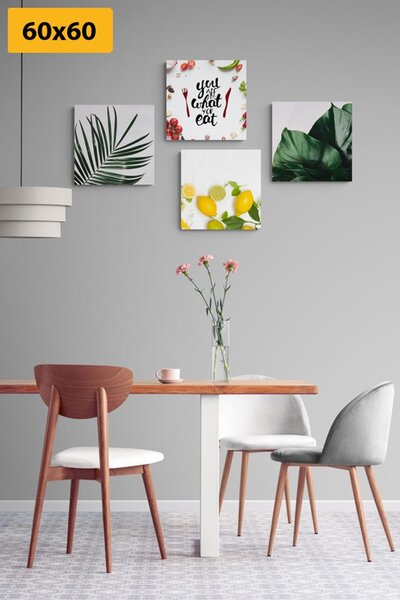 Set tablouri pentru bucătărie în design unicat