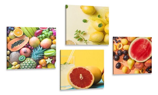 Set tablouri fructe variate