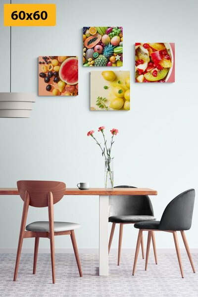 Set tablouri fructe suculente