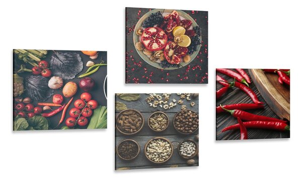 Set tablouri specialități culinare