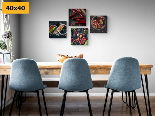 Set tablouri gustări delicioase