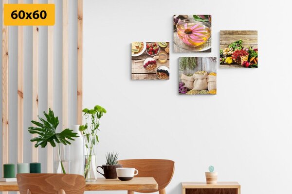 Set tablouri natura moartă delicată pentru bucătărie