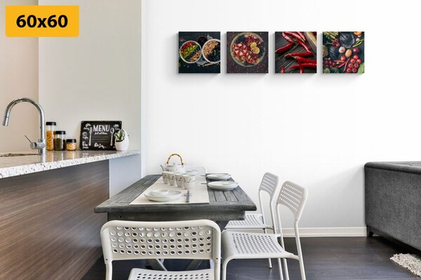 Set tablouri gustări delicioase