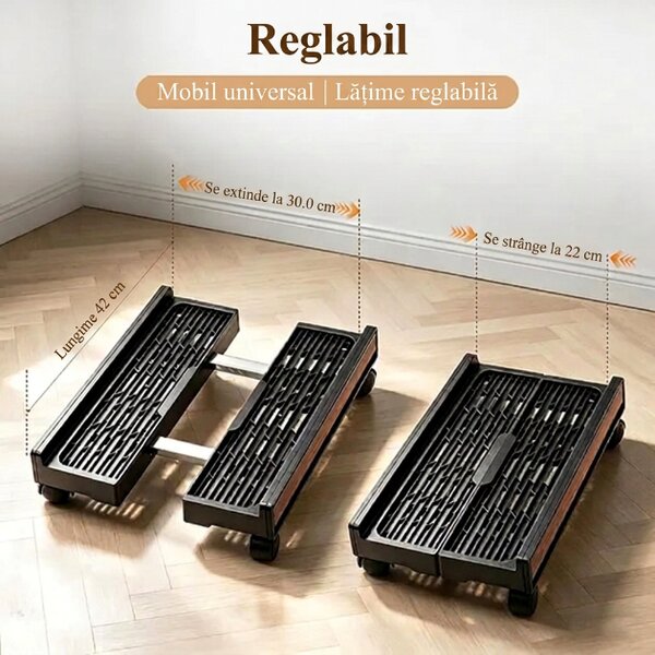 Towercart™ Suport Pentru Turn Pc Extensibil și Mobil