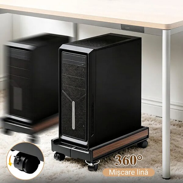 Towercart™ Suport Pentru Turn Pc Extensibil și Mobil