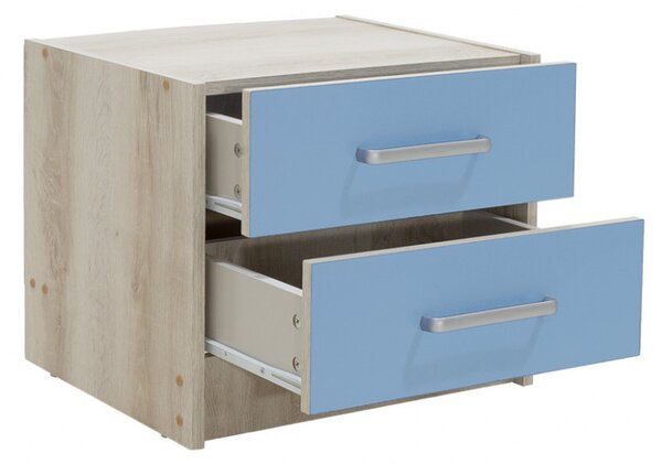 Noptiera Looney Albastru 47.5x40.5x40.5 cm