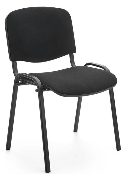 Scaun ISO, negru, stofa, 53x55x82 cm