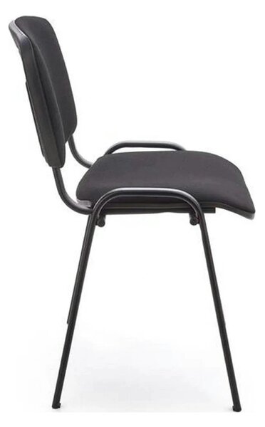 Scaun ISO, negru, stofa, 53x55x82 cm