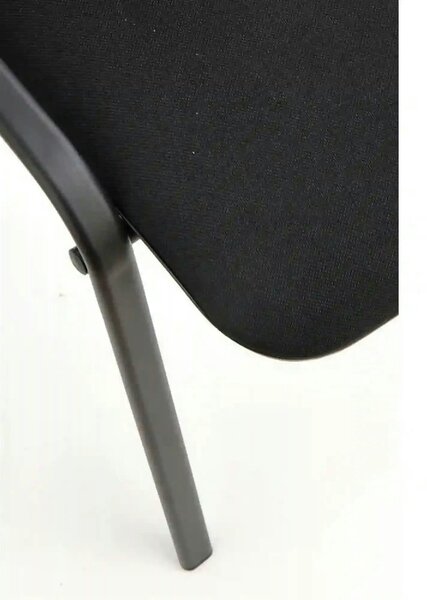Scaun ISO, negru, stofa, 53x55x82 cm