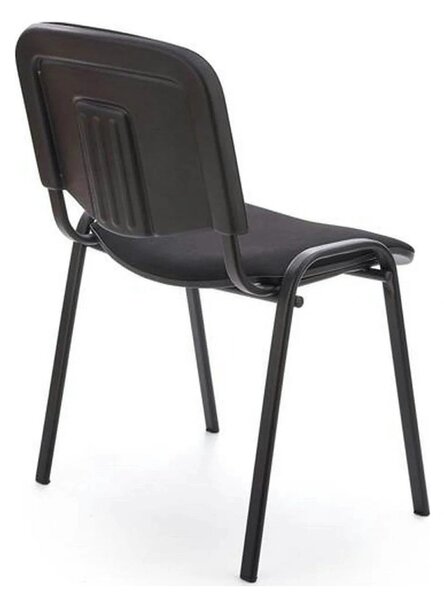 Scaun ISO, negru, stofa, 53x55x82 cm