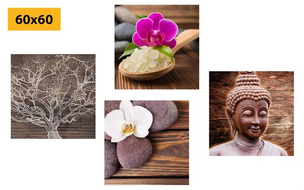 Set tablouri Feng Shui în design natural