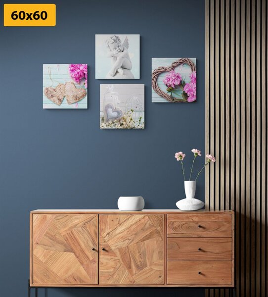 Set tablouri în design vintage interesant