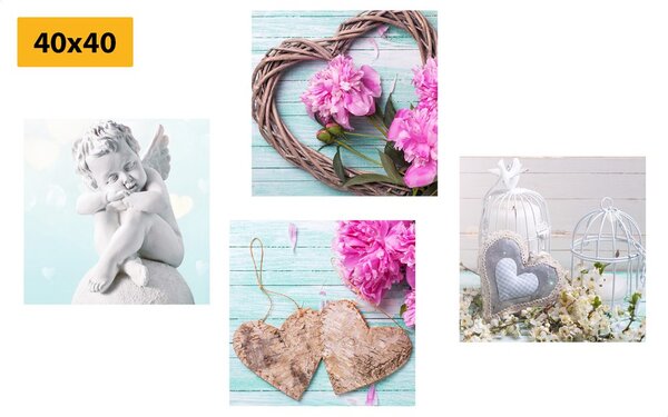Set tablouri în design vintage interesant