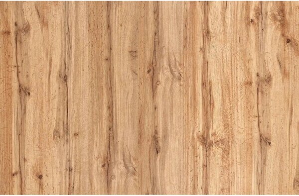 Masa extensibila BRANDON, stejar wotan/negru, PAL laminat, 160/200x90x