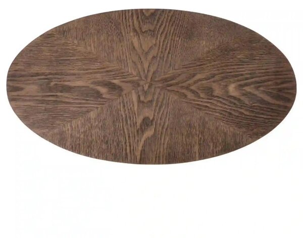 Masuta cafea DELPHI, nuc/negru, 48x26x58 cm