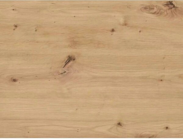 Masa extensibila PRESTO, stejar artisan/negru, PAL laminat, 140/218x80