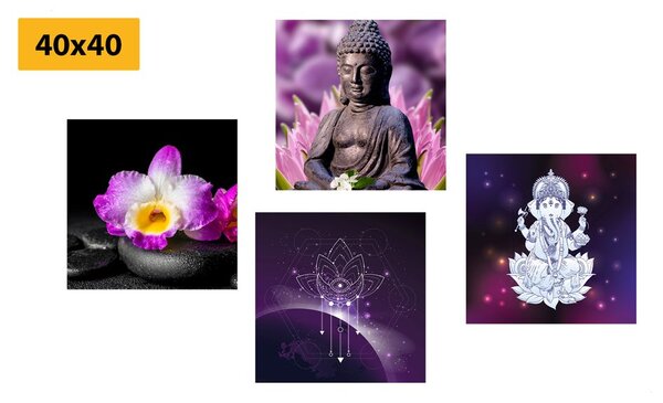 Set tablouri Feng Shui în design mov
