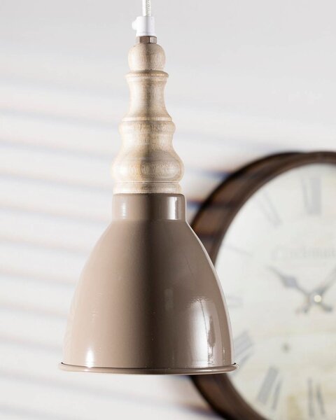 Lampă suspendată Ciara Beige 14cm