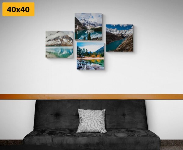 Set tablouri peisaje montane fermecătoare