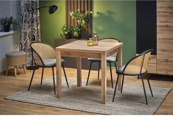 Masa extensibila GRACJAN, stejar craft, PAL laminat, 80/160x80x76 cm