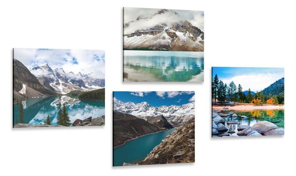 Set tablouri peisaje montane fermecătoare