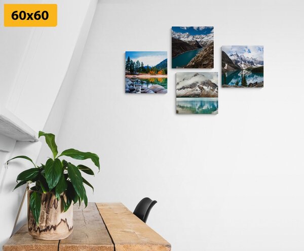 Set tablouri peisaje montane fermecătoare