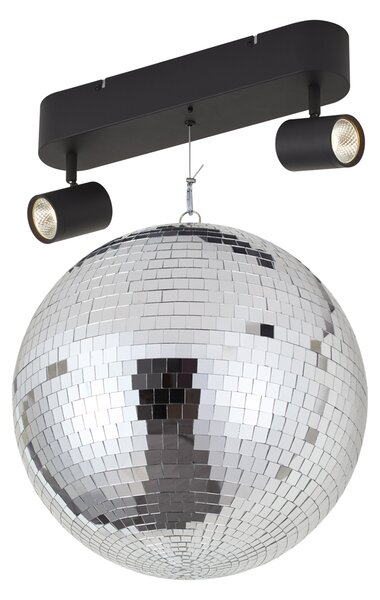 Lampă suspendată Retro Discoball, cu LED, 2 lumini și telecomandă