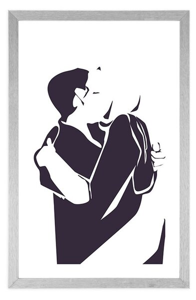 Poster cu passepartout sinceritatea iubirii