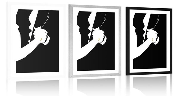 Poster cu passepartout pecetluirea iubirii