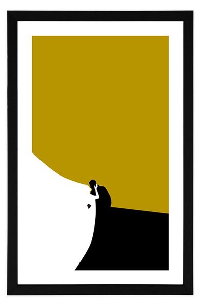 Poster cu passepartout dansul de nuntă