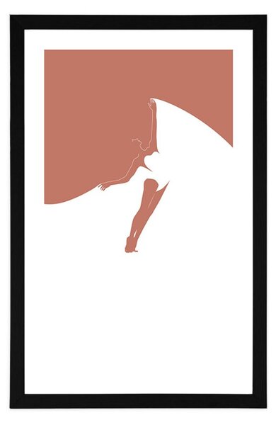 Poster cu passepartout secretul dansului