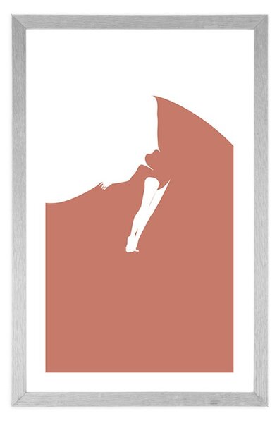 Poster cu passepartout abstracția dansului misterios