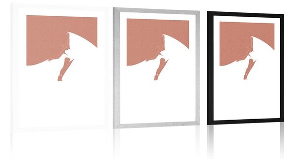 Poster cu passepartout secretul dansului
