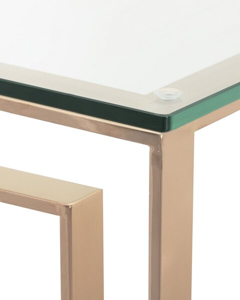 Consolă Eternic rose gold 120x40x80cm