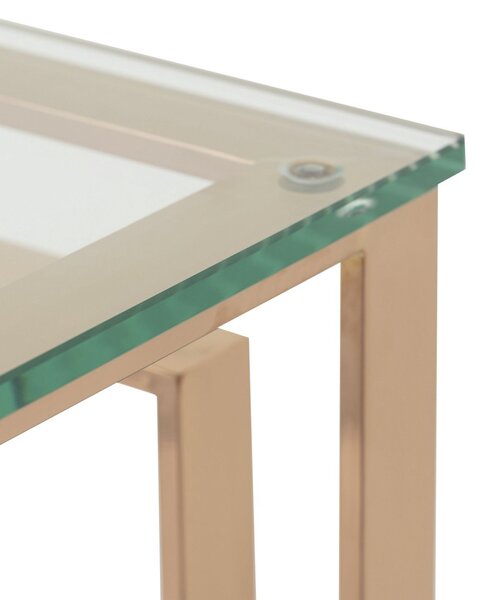 Consolă Eternic rose gold 120x40x80cm
