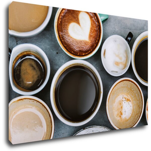 Impresi Tablou Coffee types - 60 x 40 cm