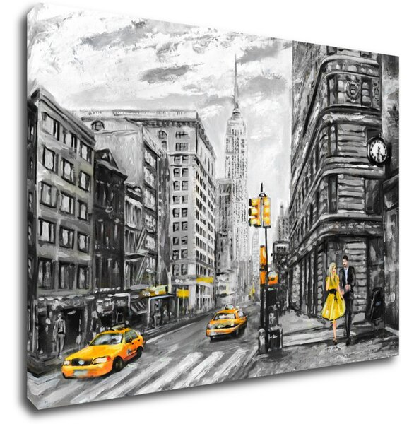 Impresi Tablou New York Yellow Details - 70 x 50 cm