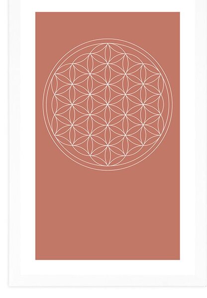Poster cu passepartout Mandala frumoasă