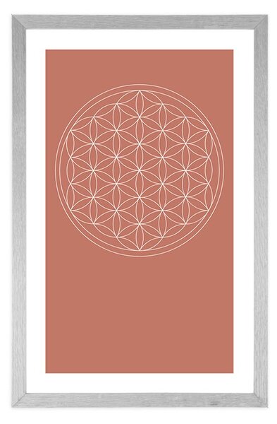 Poster cu passepartout Mandala frumoasă