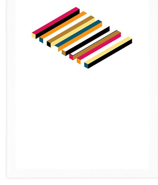 Poster cu passepartout modele în design colorat