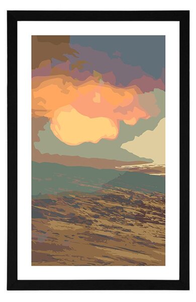 Poster cu passepartout minunile naturii